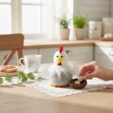 Kurka pluszowa zawieszka Ozdoba Wielkanocna Figurka 11 cm szara