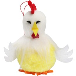 Kurka pluszowa zawieszka Ozdoba Wielkanocna Figurka 11 cm żółta