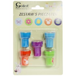 PIECZĄTKI WIELKANOCNE STEMPLE STEMPELKI DLA DZIECI 5 sztuk