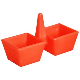 POJEMNIK NA MASŁO I CHRZAN DO KOSZYCZKA POMARAŃCZOWY