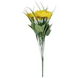 BUKIET 10 ŻONKILI sztuczne kwiaty do wazonu KOMPOZYCJA żółta 50 cm