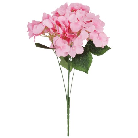 BUKIET 5 HORTENSJI sztuczne kwiaty do wazonu KOMPOZYCJA niebieska 48 cm