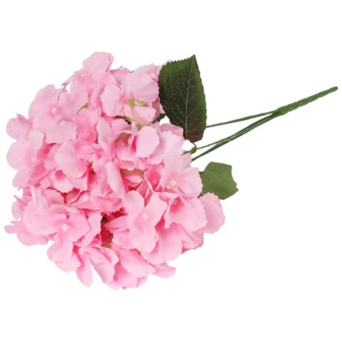 BUKIET 5 HORTENSJI sztuczne kwiaty do wazonu KOMPOZYCJA niebieska 48 cm