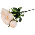 BUKIET 7 PIWONII sztuczne kwiaty do wazonu KOMPOZYCJA czerwona 48 cm