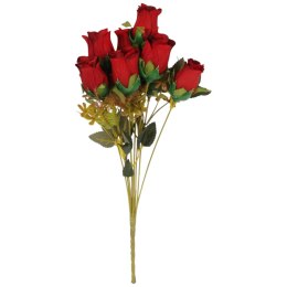 BUKIET 9 RÓŻ 42 CM KOLOR CZERWONY