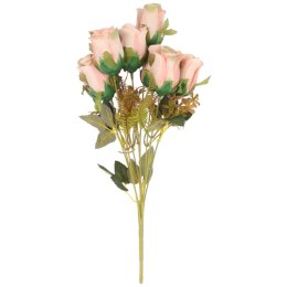 BUKIET 9 RÓŻ 42 CM KOLOR ŁOSOSIOWY