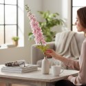 OSTRÓŻKA DELPHINIUM sztuczne kwiaty do wazonu różowa 106 cm
