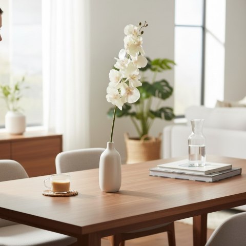 STORCZYK ORCHIDEA GAŁĄZKA 9 KWIATÓW 105 CM GŁĘBOKA CZERWIEŃ