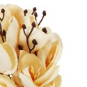 BUKIET MAGNOLII sztuczne kwiaty do wazonu KOMPOZYCJA czerwony 37 cm