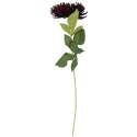 CHRYZANTEMA KWIAT SZTUCZNY do wazonu bordowa 64 cm