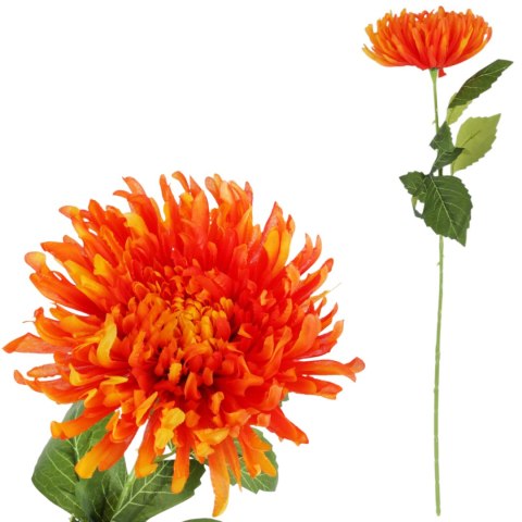 CHRYZANTEMA KWIAT SZTUCZNY do wazonu bordowa 64 cm