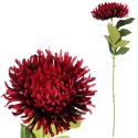 CHRYZANTEMA KWIAT SZTUCZNY do wazonu bordowa 64 cm