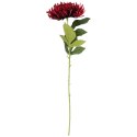CHRYZANTEMA KWIAT SZTUCZNY do wazonu bordowa 64 cm