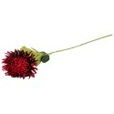 CHRYZANTEMA KWIAT SZTUCZNY do wazonu bordowa 64 cm