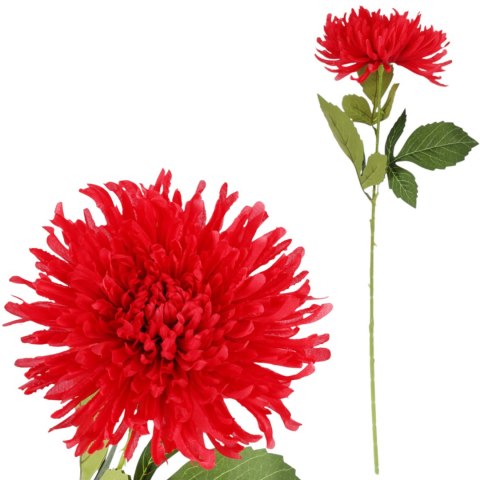 CHRYZANTEMA KWIAT SZTUCZNY do wazonu bordowa 64 cm