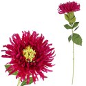 CHRYZANTEMA KWIAT SZTUCZNY do wazonu bordowa 64 cm