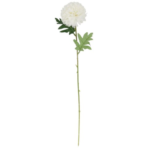 CHRYZANTEMA sztuczny kwiat do wazonu biała 50 cm