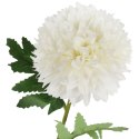 CHRYZANTEMA sztuczny kwiat do wazonu biała 50 cm