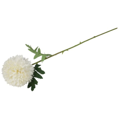CHRYZANTEMA sztuczny kwiat do wazonu biała 50 cm