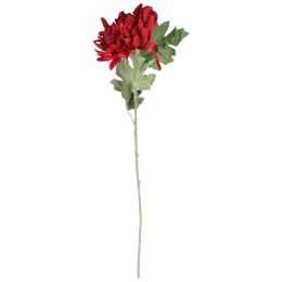 CHRYZANTEMA sztuczny kwiat do wazonu czerwona 68 cm