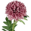 CHRYZANTEMA sztuczny kwiat do wazonu fioletowa 50 cm