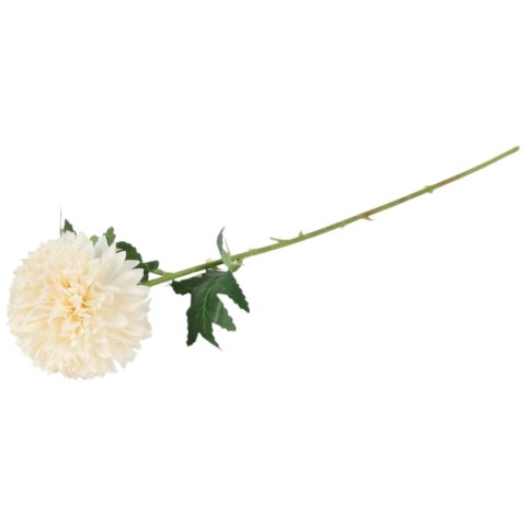 CHRYZANTEMA sztuczny kwiat do wazonu kremowa 50 cm