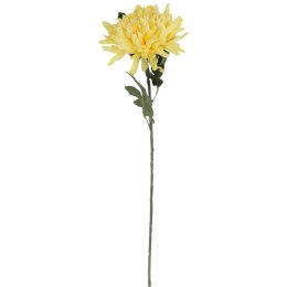CHRYZANTEMA sztuczny kwiat do wazonu żółta 68 cm