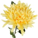 CHRYZANTEMA sztuczny kwiat do wazonu żółta 68 cm