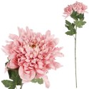 CHRYZANTEMA sztuczny kwiat do wazonu żółta 68 cm