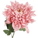 CHRYZANTEMA sztuczny kwiat do wazonu żółta 68 cm