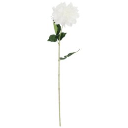 DALIA sztuczny kwiat do wazonu GEORGINIA biała 64 cm