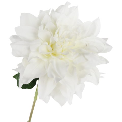 DALIA sztuczny kwiat do wazonu GEORGINIA biała 64 cm
