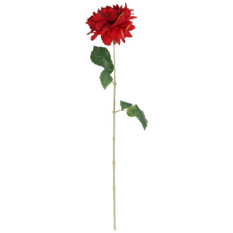 DALIA sztuczny kwiat do wazonu GEORGINIA czerwona 64 cm