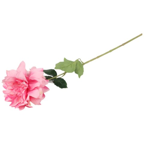 DALIA sztuczny kwiat do wazonu GEORGINIA różowa 64 cm