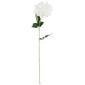 DALIA sztuczny kwiat do wazonu GEORGINIA żółta 64 cm