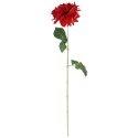 DALIA sztuczny kwiat do wazonu GEORGINIA żółta 64 cm