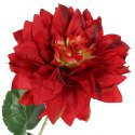 DALIA sztuczny kwiat do wazonu GEORGINIA żółta 64 cm
