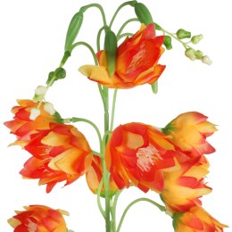DZWONKI KWIAT SZTUCZNY do wazonu pomarańczowy 85 cm