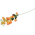 DZWONKI KWIAT SZTUCZNY do wazonu pomarańczowy 85 cm