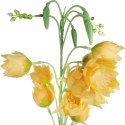 DZWONKI KWIAT SZTUCZNY do wazonu żółty 85 cm