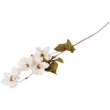 GAŁĄZKA 4 JESIENNYCH KWIATÓW do wazonu białe ANEMONY 90 cm