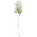 GAŁĄZKA KWIATÓW do wazonu HORTENSJA BUKIETOWA biała 58 cm