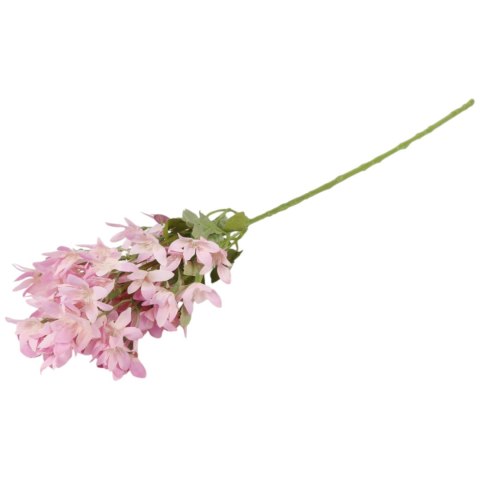 GAŁĄZKA KWIATÓW do wazonu HORTENSJA BUKIETOWA bordowa 58 cm