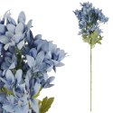 GAŁĄZKA KWIATÓW do wazonu HORTENSJA BUKIETOWA niebieska 58 cm