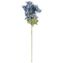 GAŁĄZKA KWIATÓW do wazonu HORTENSJA BUKIETOWA niebieska 58 cm