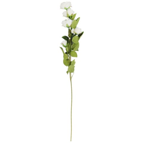 Gałązka 5 róż- biała KWIATY do wazonu 76 cm
