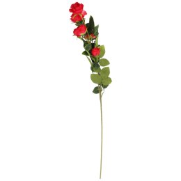Gałązka 5 róż- czerwona KWIATY do wazonu 76 cm