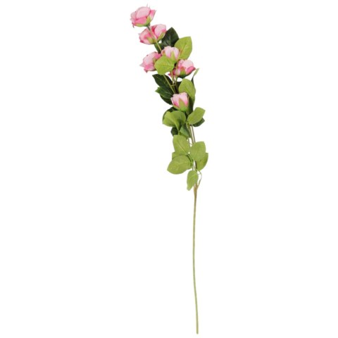 Gałązka 5 róż- jasno-różowa KWIATY do wazonu 76 cm