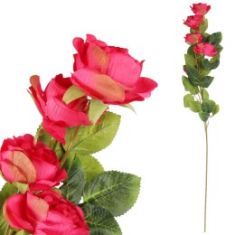 Gałązka 5 róż- różowa KWIATY do wazonu 76 cm
