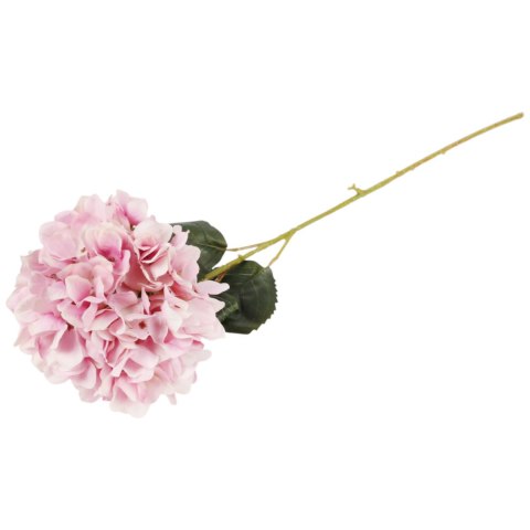 HORTENSJA GAŁĄZKA SZTUCZNA różowa 90 cm